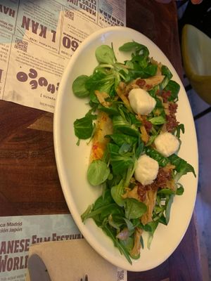 Focaccia del Invernadero at Distrito Vegano Invernadero in Madrid