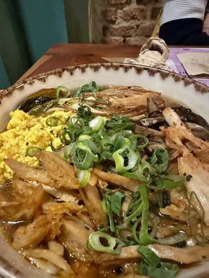 Ramen  at Distrito Vegano Invernadero in Madrid