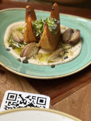 Gebackener Kürbis   at Distrito Vegano Invernadero in Madrid