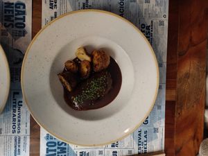 Rabo de la Vega at Distrito Vegano Invernadero in Madrid