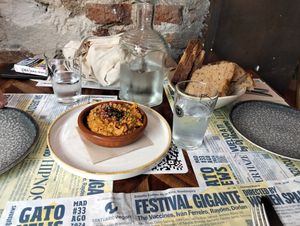 Muhammara at Distrito Vegano Invernadero in Madrid