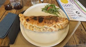 Vegana Calzone  at Good Mood in Santa Pola