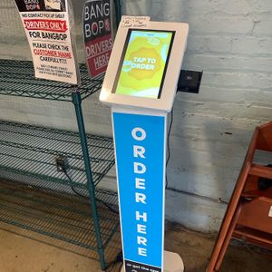 Order on iPad by the door or online   at Sushi But Like Vegan in Washington