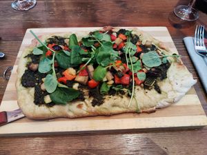 Pinsa at Bistro k2 in Zurich