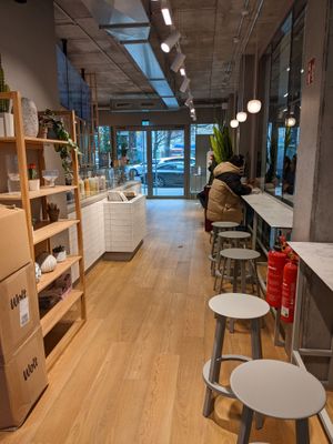 Restaurant from the inside. at beets&roots - Prinzenstraße in Berlin