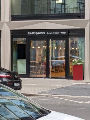 Restaurant from the outside. at beets&roots - Prinzenstraße in Berlin