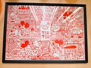 Poster on the wall at Tsu Tsu at Tsu Tsu in Berlin