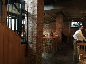 Dining area  at Bluegrass Brewing Company in Louisville