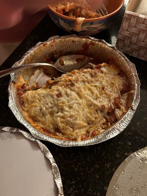 Vegan eggplant parm  at Umberto's of Oyster Bay in Oyster Bay