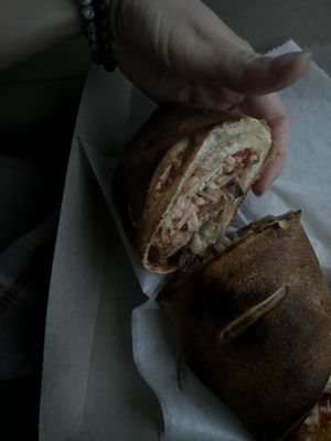 Vegan eggplant roll  at Umberto's of Oyster Bay in Oyster Bay