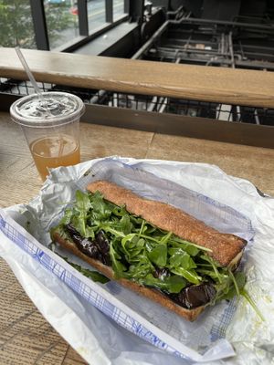 Vegan sandwich  at Mille Nonne in New York City