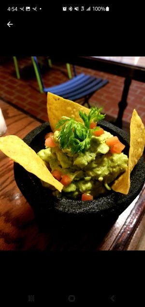Fresh guacamole  at Mictlán Mexico in New York City