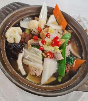 Claypot Hor Fun ~ 25/6/22 at Keat Lim Vegetarian 吉林素食 - Ang Mo Kio in Northeast Singapore