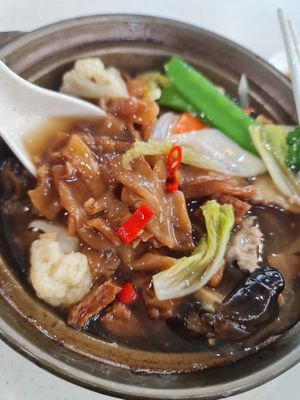 Claypot Hor Fun ~ 25/6/22 at Keat Lim Vegetarian 吉林素食 - Ang Mo Kio in Northeast Singapore