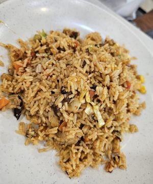 Sambal Fried Rice ~ 14/10/23 at Keat Lim Vegetarian 吉林素食 - Ang Mo Kio in Northeast Singapore