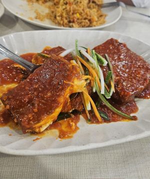 Thai Style Tofu ~ 14/10/23 at Keat Lim Vegetarian 吉林素食 - Ang Mo Kio in Northeast Singapore