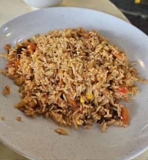 Sambal Fried Rice ~ 11/10/24 at Keat Lim Vegetarian 吉林素食 - Ang Mo Kio in Northeast Singapore
