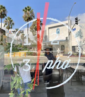   at 123 Pho in Los Angeles