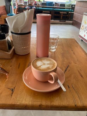 Almond milk cappuccino   at Southway Coffee Bar in Koh Phangan