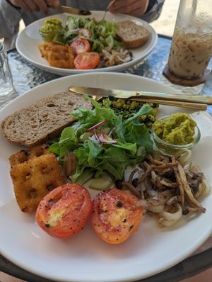 Vegan big breakfast at Southway Coffee Bar in Koh Phangan