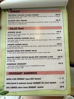 Menu february  at Southway Coffee Bar in Koh Phangan