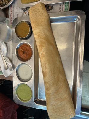 Plain dosa #Veganuary at Saravanaa Bhavan in Rome