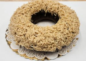 Moist Carob Coconut Cake! at Deanna's Delights in Laurel