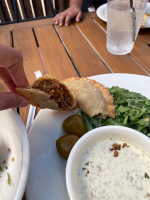 Vegan empanada   at Piedmont Cafe in El Paso