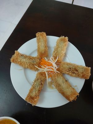 Fried spring roll #Veganuary at Tinh Tam Vegan in Hue