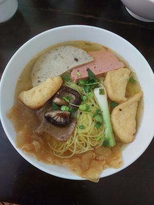 Won ton soup #Veganuary at Tinh Tam Vegan in Hue