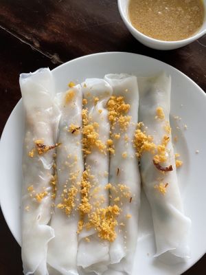 Banh cuon  at Tinh Tam Vegan in Hue
