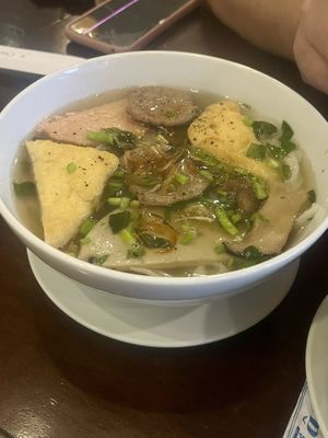 vegan pho  at Tinh Tam Vegan in Hue