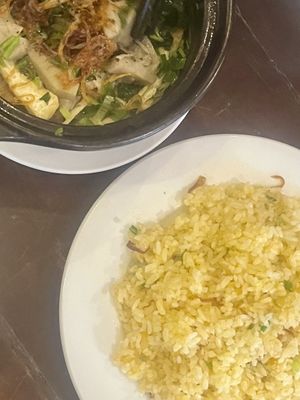 fried rice as a side  at Tinh Tam Vegan in Hue