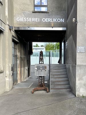 Entrance  at Giesserei Oerlikon in Zurich