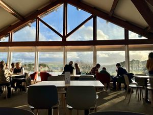 One of the dining areas  #Veganuary at Tebay Services Southbound in Orton