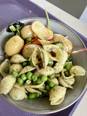 Mixed salads   at Tebay Services Southbound in Orton