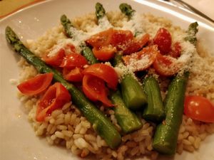 risotto rice at La Fonte della Vita in Como