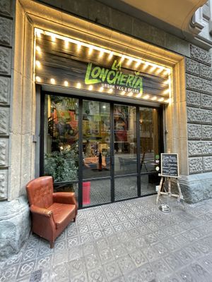 Entrance  at La Loncheria Bcn in Barcelona