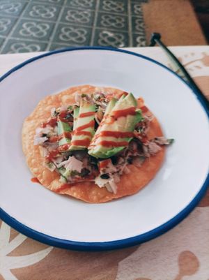 Todtada de ceviche at La Loncheria Bcn in Barcelona
