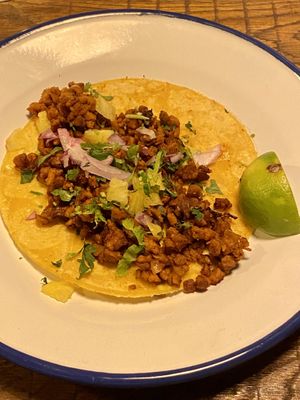 Special during the 1st visit. A nice taco!  at La Loncheria Bcn in Barcelona