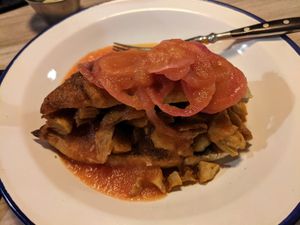 La torta ahogada at La Loncheria Bcn in Barcelona