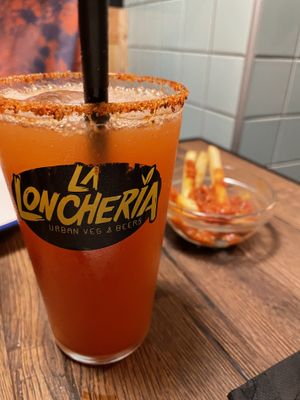 Michelada  at La Loncheria Bcn in Barcelona