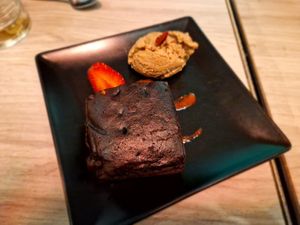 Brownie at La Loncheria Bcn in Barcelona