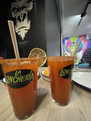 Micheladas #Veganuary at La Loncheria Bcn in Barcelona