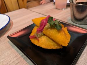 Gorgeous quesadillas at La Loncheria Bcn in Barcelona