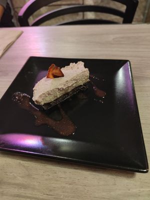 Cheesecake at La Loncheria Bcn in Barcelona