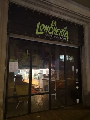 Outside at La Loncheria Bcn in Barcelona