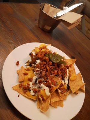 Nachos at La Loncheria Bcn in Barcelona