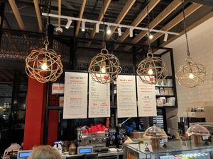 Menu boards  at MAN - Pot Kettle Black - T2 in Manchester