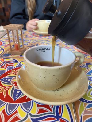   at Orígenes Café in Bogota